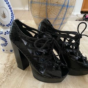 Chunky Heeled platform